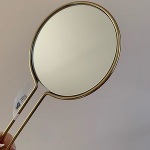 New H&M Home brushed gold Hand Mirror!💕